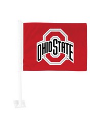 Ohio State Buckeyes Car Flag Large 1pc 11 in  x 14 in  Red by   