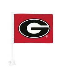 Georgia Bulldogs Car Flag Large 1pc 11 in  x 14 in  Red by   