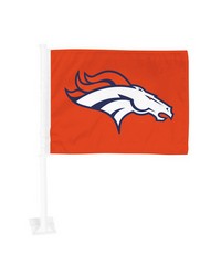 Denver Broncos Car Flag Large 1pc 11 in  x 14 in  Orange by   
