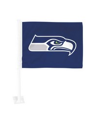 Seattle Seahawks Car Flag Large 1pc 11 in  x 14 in  Blue by   