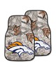 Fan Mats LLC Denver Broncos 2-pc Carpet Car Mat Set Camo
