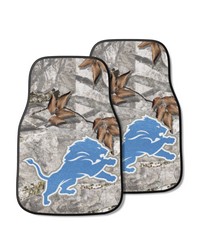 Detroit Lions Camo Front Carpet Car Mat Set  2 Pieces Camo by   