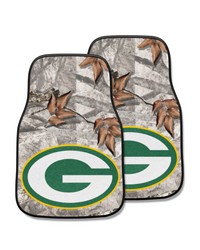 Green Bay Packers Camo Front Carpet Car Mat Set  2 Pieces Camo by   