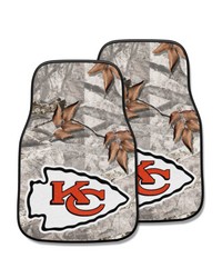 Kansas City Chiefs Camo Front Carpet Car Mat Set  2 Pieces Camo by   