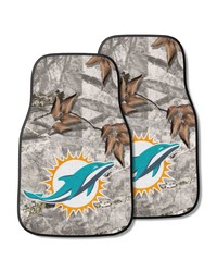 Miami Dolphins Camo Front Carpet Car Mat Set  2 Pieces Camo by   