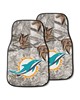 Fan Mats LLC Miami Dolphins 2-pc Carpet Car Mat Set Camo