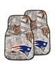 Fan Mats  LLC New England Patriots 2-pc Carpet Car Mat Set Camo