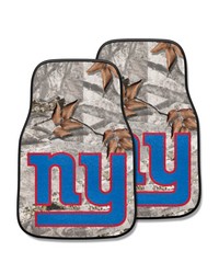 New York Giants Camo Front Carpet Car Mat Set  2 Pieces Camo by   