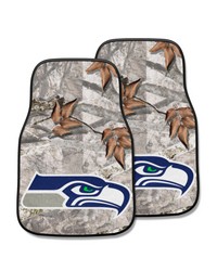Seattle Seahawks Front Carpet Car Mat Set  2 Pieces Camo by   