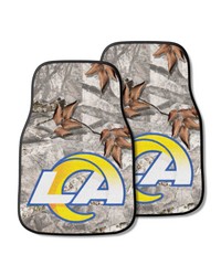 Los Angeles Rams Camo Front Carpet Car Mat Set  2 Pieces Camo by   