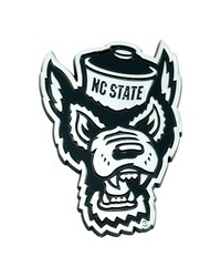 NC State Wolfpack 3D Chrome Metal Emblem Chrome by   