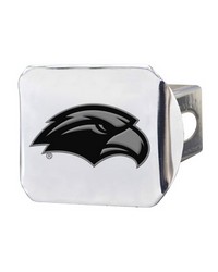 Southern Miss Golden Eagles Chrome Metal Hitch Cover with Chrome Metal 3D Emblem Chrome by   