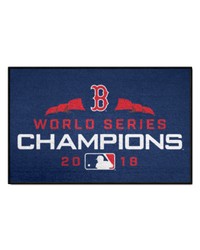 Boston Red Sox Dynasty Starter Mat Accent Rug  19in. x 30in. Navy by   