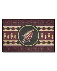 Florida State Seminoles Holiday Sweater Starter Mat Accent Rug  19in. x 30in. Garnet by   