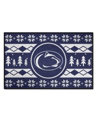 Penn State Nittany Lions Holiday Sweater Starter Mat Accent Rug  19in. x 30in. Navy by   