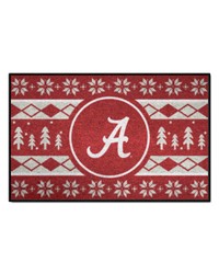 Alabama Crimson Tide Holiday Sweater Starter Mat Accent Rug  19in. x 30in. Maroon by   