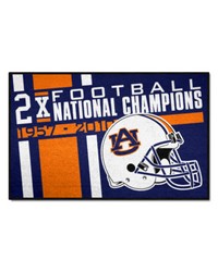 Auburn Tigers Dynasty Starter Mat Accent Rug  19in. x 30in. Navy by   