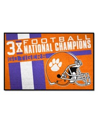 Clemson Tigers Dynasty Starter Mat Accent Rug  19in. x 30in. Orange by   