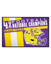 LSU Tigers Dynasty Starter Mat Accent Rug  19in. x 30in. Purple by   