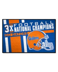 Florida Gators Football Dynasty Starter Mat Accent Rug  19in. x 30in. Blue by   