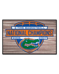 Florida Gators Basketball Dynasty Starter Mat Accent Rug  19in. x 30in. Tan by   
