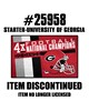 Fan Mats  LLC Georgia Bulldogs Starter Mat Dynasty Red