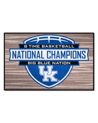 Kentucky Wildcats Dynasty Starter Mat Accent Rug  19in. x 30in. Tan by   