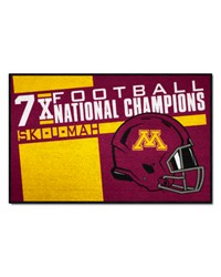 Minnesota Golden Gophers Dynasty Starter Mat Accent Rug  19in. x 30in. Maroon by   