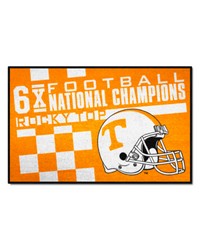 Tennessee Volunteers Dynasty Starter Mat Accent Rug  19in. x 30in. Orange by   