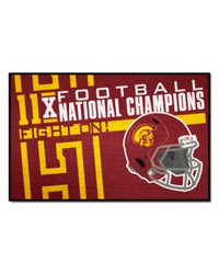 Southern California Trojans Dynasty Starter Mat Accent Rug  19in. x 30in. Cardinal by   