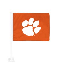 Clemson Tigers Car Flag Large 1pc 11 in  x 14 in  Orange by   