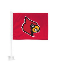 Louisville Cardinals Car Flag Large 1pc 11 in  x 14 in  Red by   