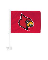 Louisville Cardinals Car Flag by   