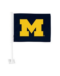 Michigan Wolverines Car Flag Large 1pc 11 in  x 14 in  Navy by   