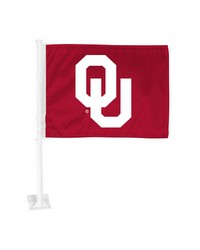 Oklahoma Sooners Car Flag Large 1pc 11 in  x 14 in  Red by   
