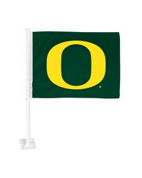 Oregon Ducks Car Flag Large 1pc 11 in  x 14 in  Green by   