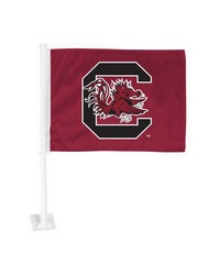South Carolina Gamecocks Car Flag Large 1pc 11 in  x 14 in  Maroon by   