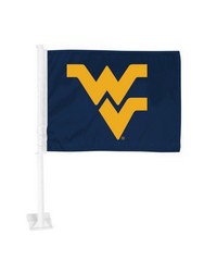 West Virginia Mountaineers Car Flag Large 1pc 11 in  x 14 in  Navy by   