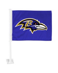 Baltimore Ravens Car Flag Large 1pc 11 in  x 14 in  Purple by   