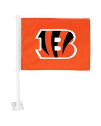 Cincinnati Bengals Car Flag Large 1pc 11 in  x 14 in  Orange by   