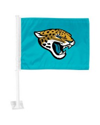 Jacksonville Jaguars Car Flag Large 1pc 11 in  x 14 in  Teal by   