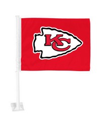 Kansas City Chiefs Car Flag Large 1pc 11 in  x 14 in  Red by   