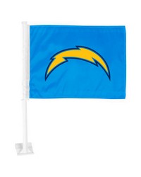 Los Angeles Chargers Car Flag Large 1pc 11 in  x 14 in  Light Blue by   