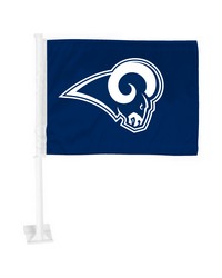Los Angeles Rams Car Flag Large 1pc 11 in  x 14 in  Blue by   