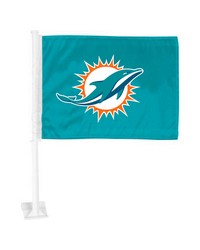 Miami Dolphins Car Flag by   