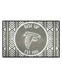 Atlanta Falcons Southern Style Starter Mat Accent Rug  19in. x 30in. Gray by   