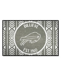 Buffalo Bills Southern Style Starter Mat Accent Rug  19in. x 30in. Gray by   