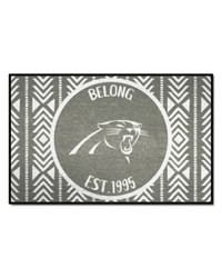 Carolina Panthers Southern Style Starter Mat Accent Rug  19in. x 30in. Gray by   