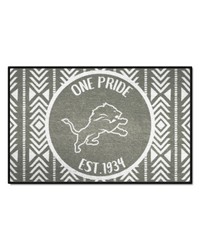 Detroit Lions Southern Style Starter Mat Accent Rug  19in. x 30in. Gray by   