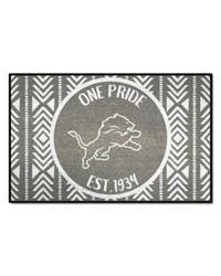 Detroit Lions Southern Style Starter Mat Accent Rug  19in. x 30in. Gray by   